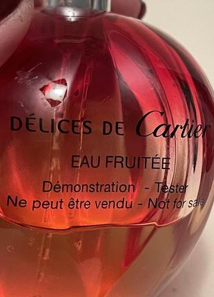 Delices de cartier eau fruitee de cartier edt 100 ml, оригінал3 фото