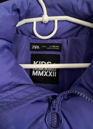 Куртка пуховик zara ( 156-164 см рост)3 фото