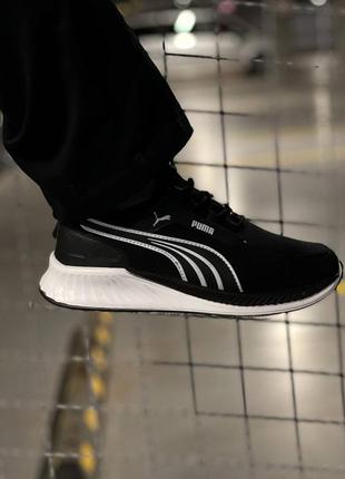 Puma light black white3 фото