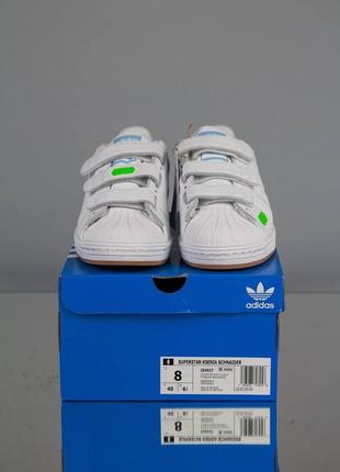 Кроссовки adidas суперзвезда superstar x kseniaschnaider white9 фото