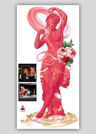 Наклейка вінілова інтер'єрна з орала декор на вікно (вітрину, скло, дзеркало) "венера. статуя венери2 фото