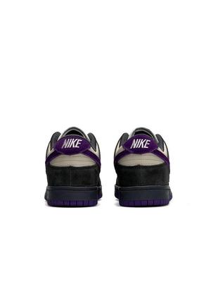 Мужские кроссовки nike sb dunk low x otomo katsuhiro grey purple качественные удобные много размеров5 фото