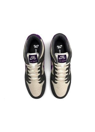 Мужские кроссовки nike sb dunk low x otomo katsuhiro grey purple качественные удобные много размеров4 фото
