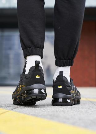 Nike air vapormax plus 'triple black5 фото