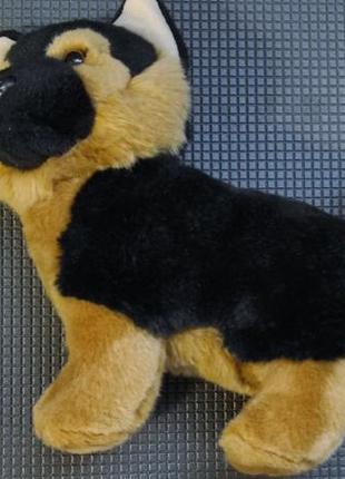 Мягкая игрушка собака немецкая овчарка щенка uni toys7 фото
