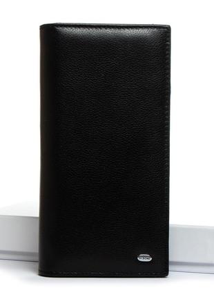 Женский кошелек кожаный classic dr. bond wmb-3m black