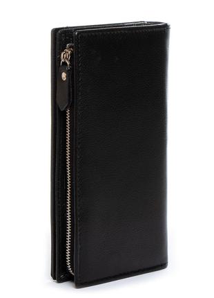 Женский кошелек кожаный classic dr. bond wmb-3m black2 фото