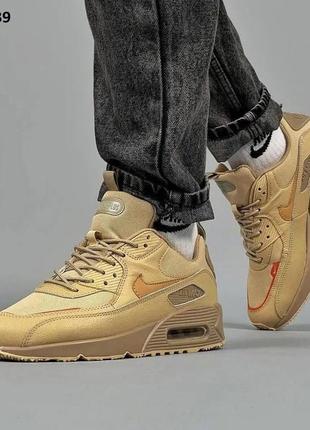 Кроссовки nike air max 90 surplus cordura песочные