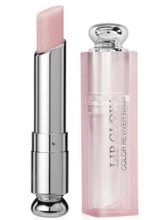 Бальзам для губ dior addict lip glow lip balm 001 pink