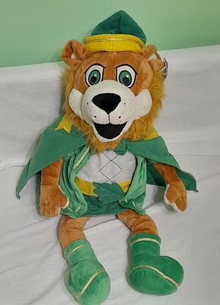 Іграшка -талісман lions robin hood holiday parks - лев , 60 см .