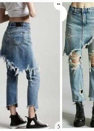 Нові оригінальні джинси zara zw straight-leg mid-rise jeans4 фото