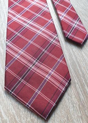 Costard - галстук брендовый мужской красный галстук мужественный шелковый4 фото
