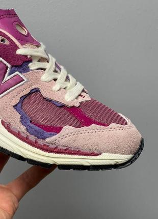 Женские кроссовки new balance 2002r pink-violet4 фото