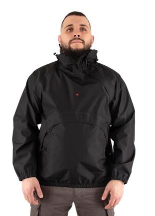 Куртка-анорак stone island marina 420x1 3l gore-tex in recycled polyester black