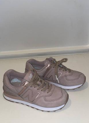 Кроссовки new balance, кожа р. 36,58 фото