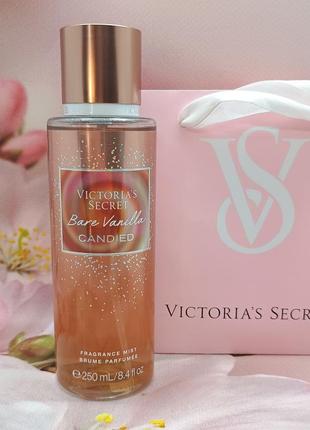 Парфюмированный мист для тела и волос bare vanilla candied victoria’s secret