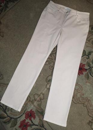 Стрейч,слим,персиковые,зауженные,летние джинсы-брюки,большого размера,zerres,германия3 фото