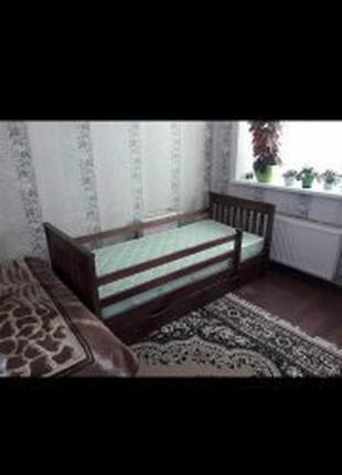 Ліжко дитяче та підліткове з ящиками одноярусна. адель.16 фото