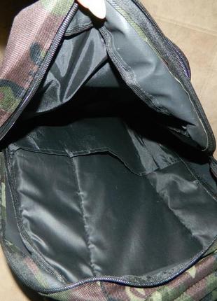 Рюкзак портфель nike камуфляж хакі для школи, відпочинку, спорту,2 фото
