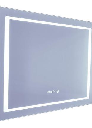 Зеркало mixxus style mr03-90x70 [часы, led-подсветка, антизапотевка] [mi6007]3 фото