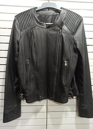 Куртка кожаная vello doro