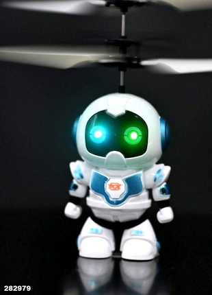 Літаюча іграшка індукційна робот-гелікоптер1 фото