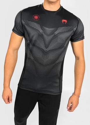 Футболка чоловіча venum phantom dry tech t-shirt - black/red