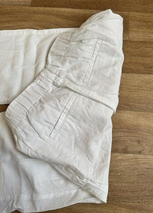 Брюки из льна льняные брюки mango5 фото
