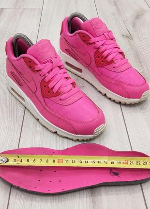Жіночі кросівки nike air max 90 pink pow (24,5 см)7 фото