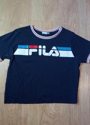 Женская футболка топ fila1 фото