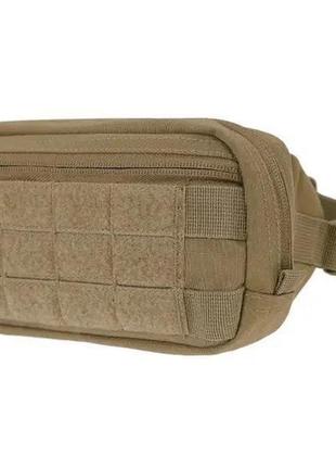 Поясна сумка mil-tec fanny pack molle coyote 13512519