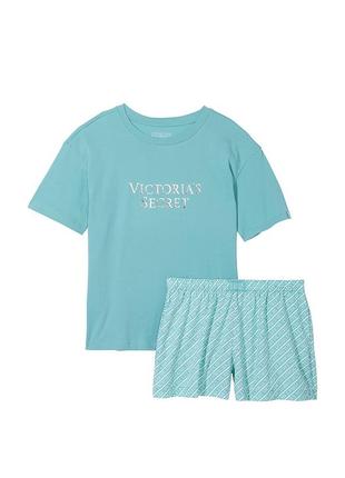 Хлопковая пижама victoria's secret виктория сикрет оригинал3 фото