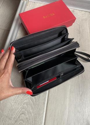 Шкіряной, якісний гаманець на 2 блискавки - бренд balisa3 фото