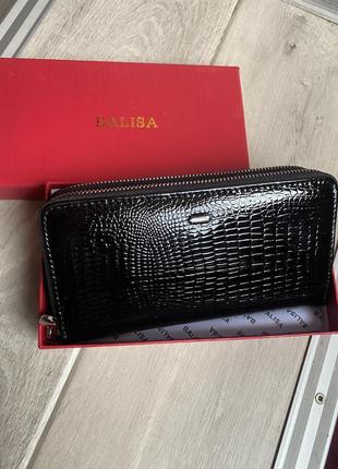 Шкіряной, якісний гаманець на 2 блискавки - бренд balisa7 фото