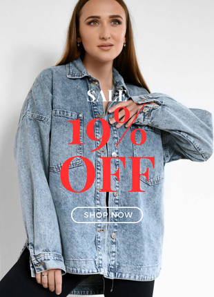 Модна джинсова куртка-сорочка oversize1 фото