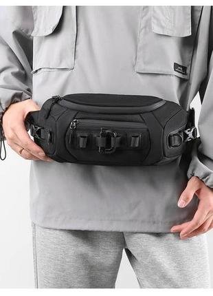 Тактическая мужская многофункциональная поясная сумка, водоотталкивающая, спортивная, модная, через плечо