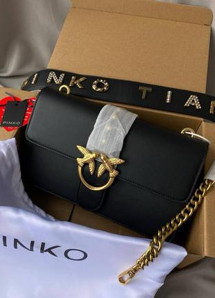 Pinko black gold | сумка пінко блек голд | стильна сумочка | шкіряна сумочка