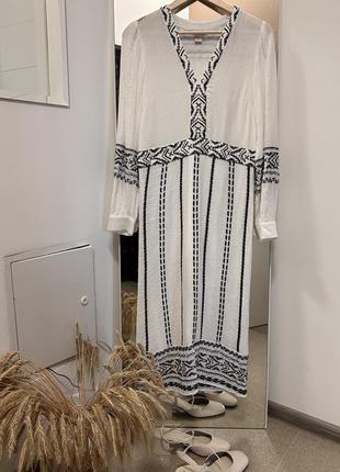Невероятное муслиновое платье от бренда h&amp;m1 фото