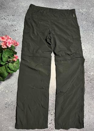 Черные нейлоновые трекинговые брюки трансформеры salewa dryton (оригинал)6 фото