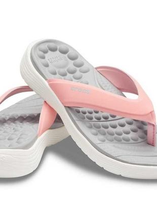 Женские вьетнамки crocs jibbitz reviva flip(w5)1 фото