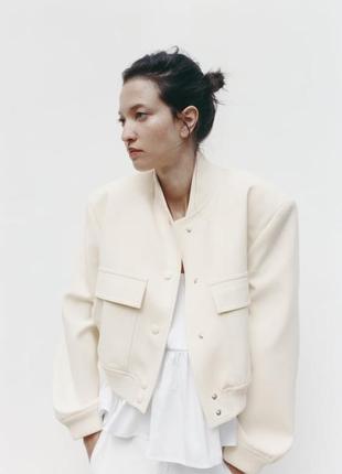 Бомбер zara