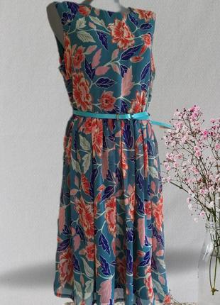 Красива шифонова  сукня  р.14-162 фото
