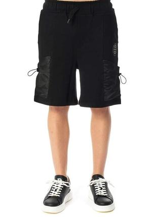 Мужские шорты бермудыекторmond "x" черного цвета.