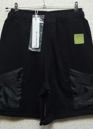 Чоловічі шорти бермуди richmond "x" чорного кольору.6 фото