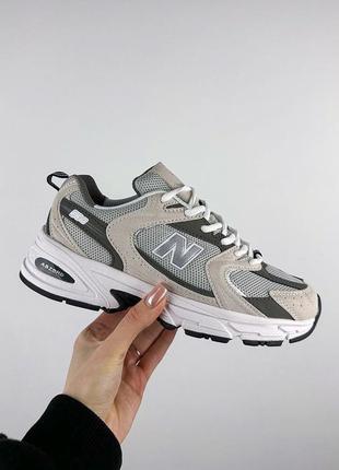 Трендовые женские кроссовки new balance 530 grey matter harbour серые