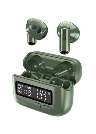 Бездротові навушники сенсорні зелені bpg