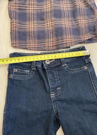 Рубашка и джинсы для мальчика 6-12 месяцев 745 фото