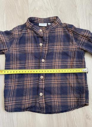 Рубашка и джинсы для мальчика 6-12 месяцев 747 фото