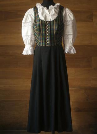 Австрийский шелковый сарафан макси женский wenger, размер l, xl1 фото