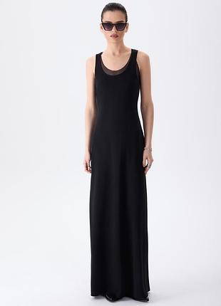 Трикотажне натуральне максіплаття h&m